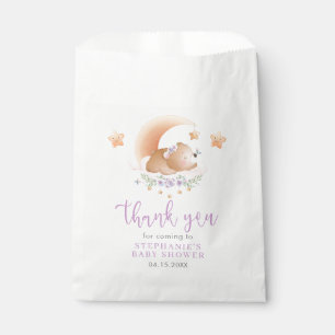 Sachets En Papier Ours dormant sur Cloud Baby Girl