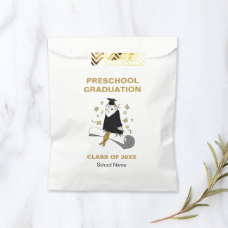 Sachets En Papier Owl Preschool / Kindergarten Graduation Party