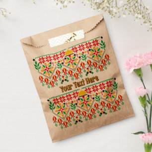 Sachets En Papier Palestine Tatreez Broderie traditionnelle