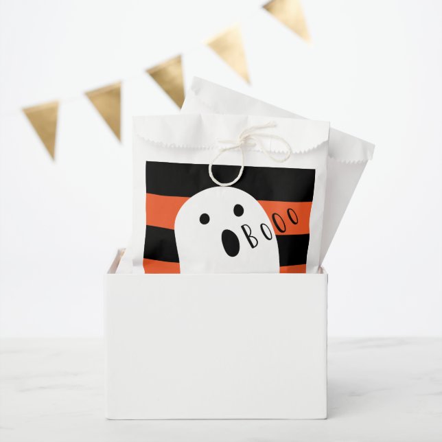 Sachets En Papier Papier de boîte Halloween Baby Ghost (Fête)