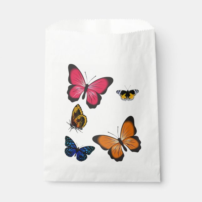 Sachets En Papier papillon mignon (Devant)