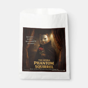 Sachets En Papier Parodie de l'Opéra Fantôme Écureuil
