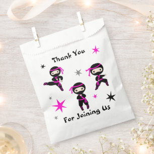 Sachets En Papier Parti Anniversaire de enfant guerrier mignon Ninja