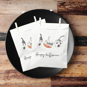 Sachets En Papier Parti Citrouille éffrayant Bonne Halloween