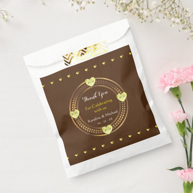 Sachets En Papier Parti de l'événement Mariage (Scellé)