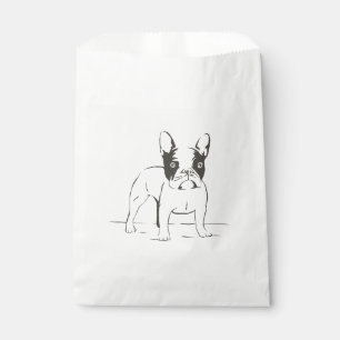 Sachets En Papier Parti français du Chien à chiots de taureau