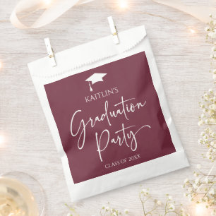 Sachets En Papier Parti minimaliste moderne élégante Graduation