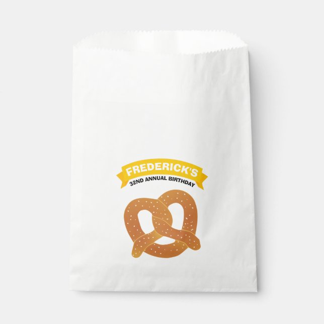 Sachets En Papier Parti Pretzel (Devant)