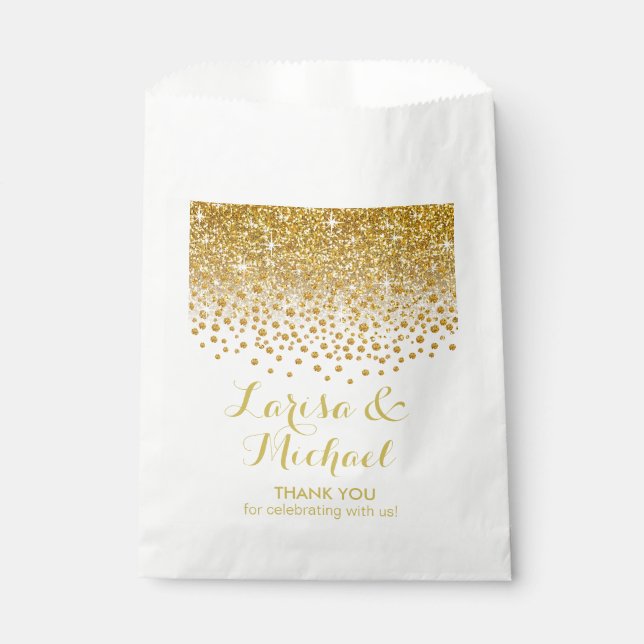 Sachets En Papier Parties scintillant Confetti Douche Mariage Party  (Devant)