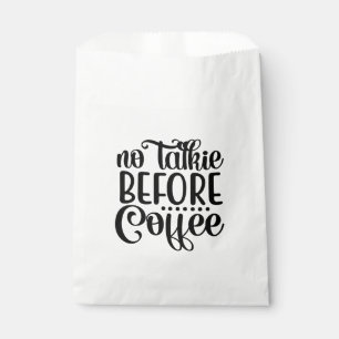 Sachets En Papier Pas De Talkie Avant Le Café.