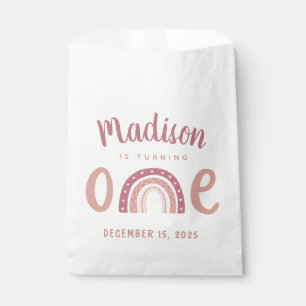 Sachets En Papier Pastel Rose Arc En Ciel Votre Nom Tourne Un Annive