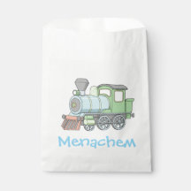 Pastel Train upsherin pour sac