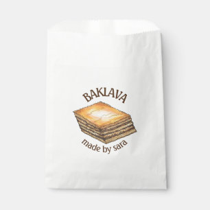 Sachets En Papier Pâtisserie dessert Baklava Nourriture grecque Fabr