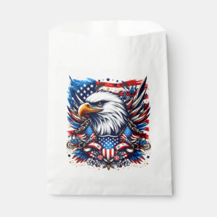 Sachets En Papier Patriotic Treat Favoriser Sac