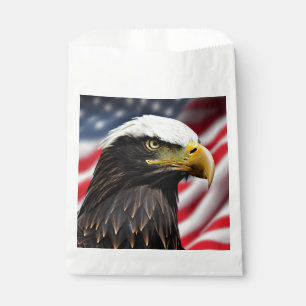 Sachets En Papier Patriotique/Aigle/Américain/USA