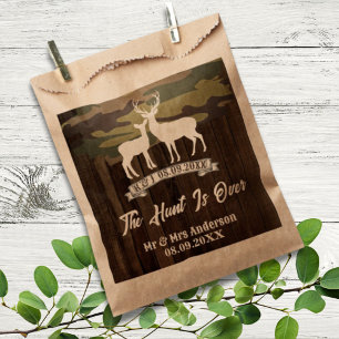 Sachets En Papier Pays Occidental Cerf La chasse est sur le Mariage