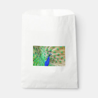 Sachets En Papier Peacock Plumage