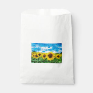 Sachets En Papier Peinture de tournesols