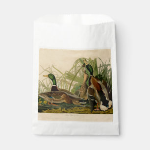Sachets En Papier Peinture d'oiseaux de Mallard Duck Audubon