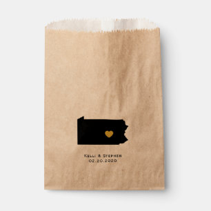 Sachets En Papier Pennsylvanie Mariage Favor Treat Sacks, Cadeaux