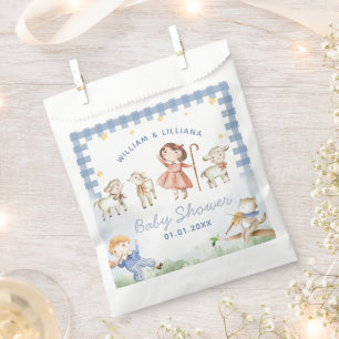 Sachets En Papier Pépinière rime Baby shower Favoriser sac