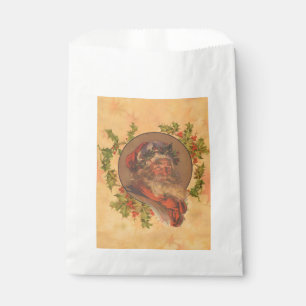 Sachets En Papier Père Noël Leyendecker Antique Victorien