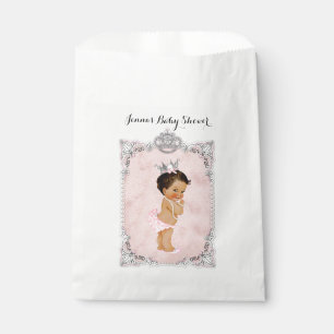 Sachets En Papier Perles Diamants Princesse Bébé Fille Blush Rose