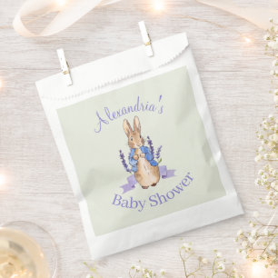 Sachets En Papier Personnaliser Lapin Classique Baby shower