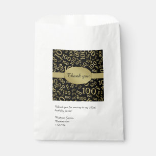 Sachets En Papier Personnalisez : Thème de fête d'anniversaire de