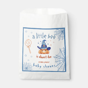 Sachets En Papier Petit boo est presque dû garçon douche