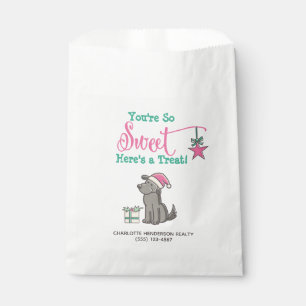 Sachets En Papier Petit Chien de Noël Voici un doux gâteau