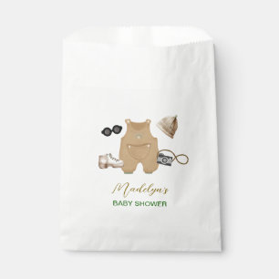 Sachets En Papier Petit explorateur Baby Shower forêt boisée