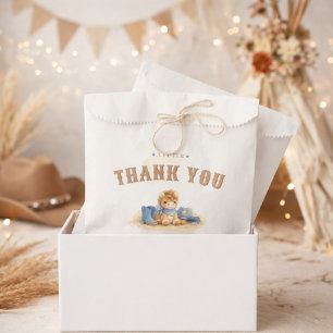 Sachets En Papier Petit Garçon Cowboy Baby Shower