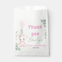 Petit Lapin Eucalyptus Aquarelle Fête de Naissance