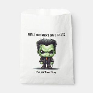 Sachets En Papier Petit Monstre Dur à Cuire Halloween