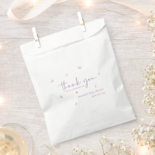 Sachets En Papier Petit Papillon Baby shower de jardin Merci