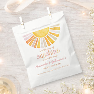 Sachets En Papier Petit rayon de soleil Baby Shower Remerciements