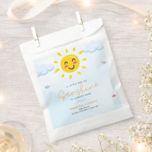 Sachets En Papier Petit rayon de soleil du Baby shower
