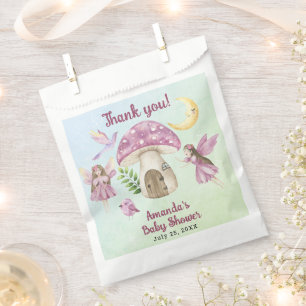 Sachets En Papier Petite Fée Baby Shower Fantaisiste Merci