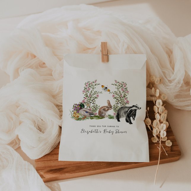 Sachets En Papier Petites Merveilles | Baby Shower de Jardin de Prin (Créateur téléchargé)