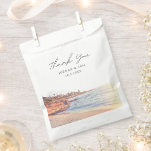 Sachets En Papier Photo personnalisée du Mariage La Jolla