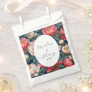 Sachets En Papier Pies roses et blanches Mariage oriental