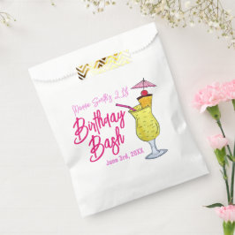 Sachets En Papier Piña Colada Puerto Rican Pineapple Cocktail Party