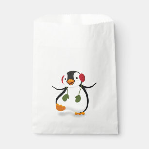 Sachets En Papier Pingouin d'hiver mignon