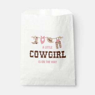 Sachets En Papier Pink Cowgirl Baby shower occidental