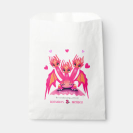 Sachets En Papier Pink dragon