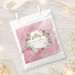 Sachets En Papier Pink Gold Fairytale Princess Crown