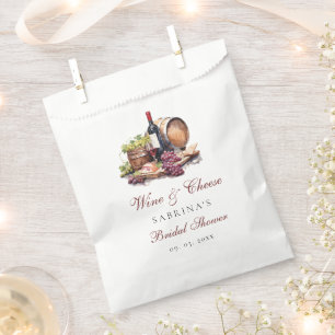 Sachets En Papier Planche de charcuterie Vin & Fromage Enterrement d