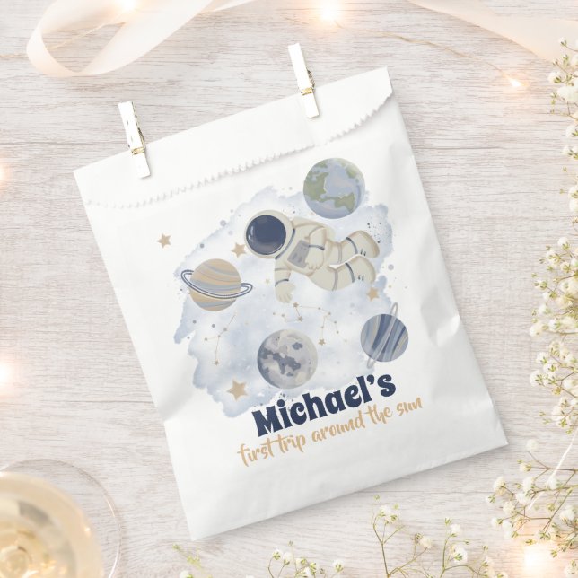 Sachets En Papier Planètes Espace Extérieur Galaxie Anniversaire Fav (Coupé)