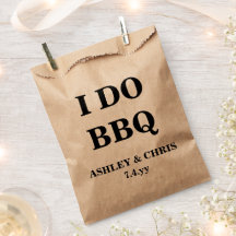 Porte-ustensiles pour barbecue Mariage I Do BBQ Ba